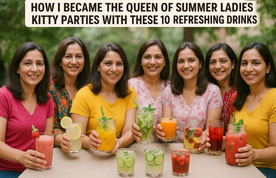 How I Became the Queen of Summer Kitty Parties with These 10 Refreshing Drinks