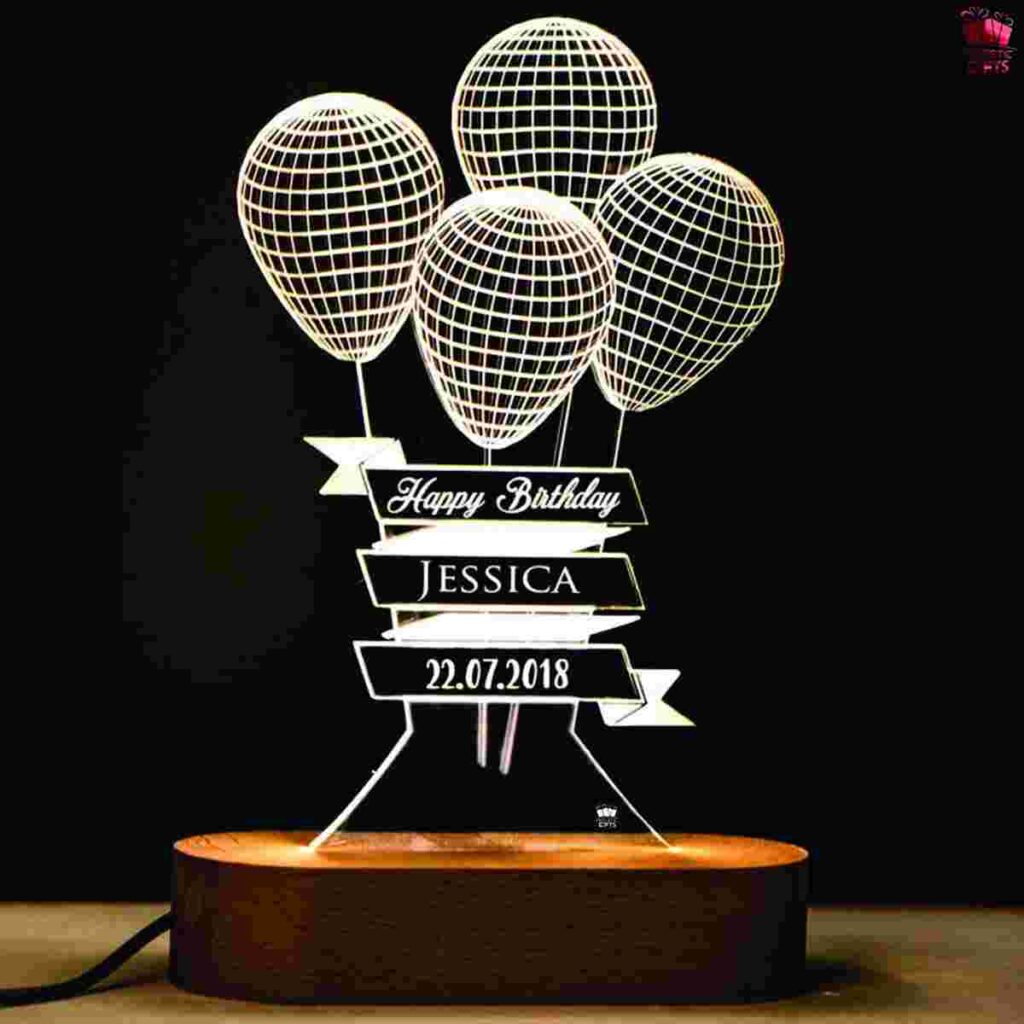 Personalized 3D Illusion LED Balloon Lamp