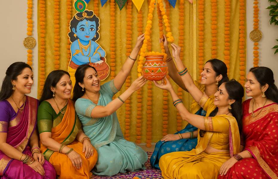 Janmashtami theme kitty party