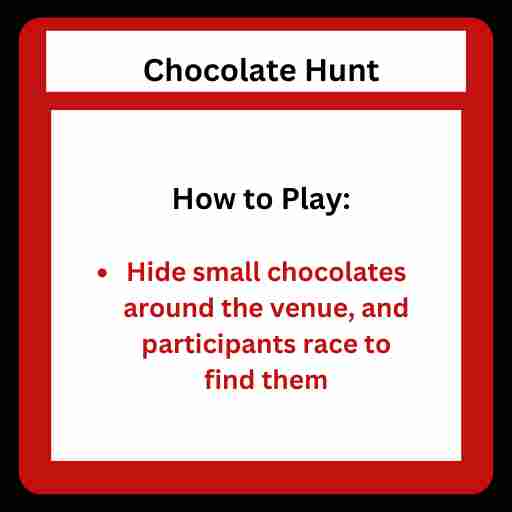 Choclate Hunt Surprise Game