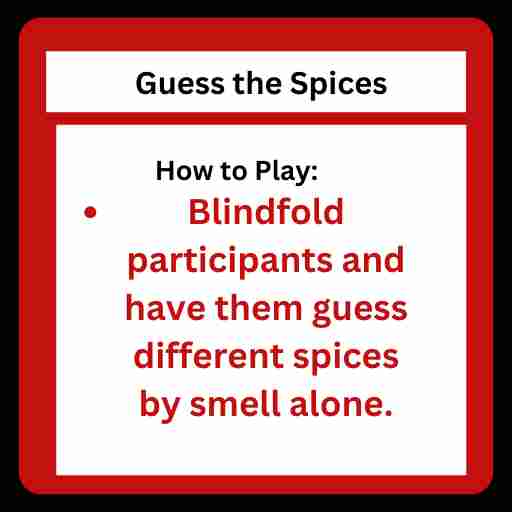 Guess The Spice Surprise Game