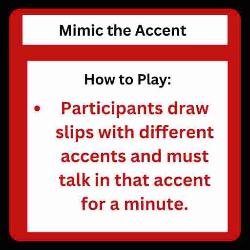 Mimic The Accent