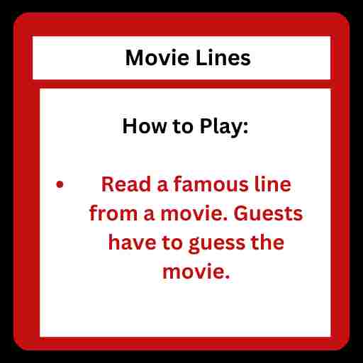 Movie Lines