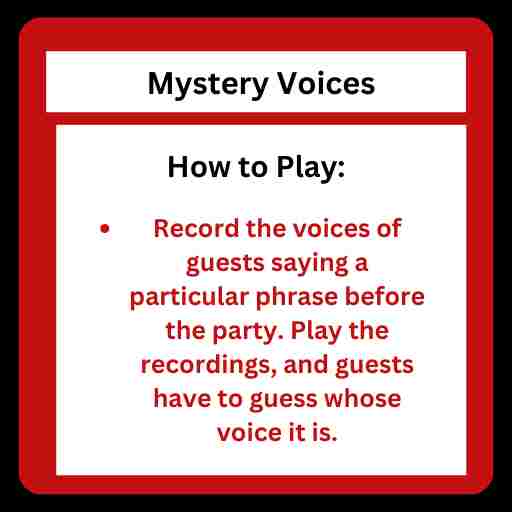 Mystery Voices