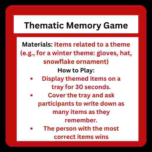 Themetic Memory Game