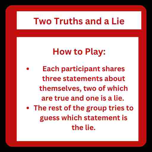 Two Truth And A Lie