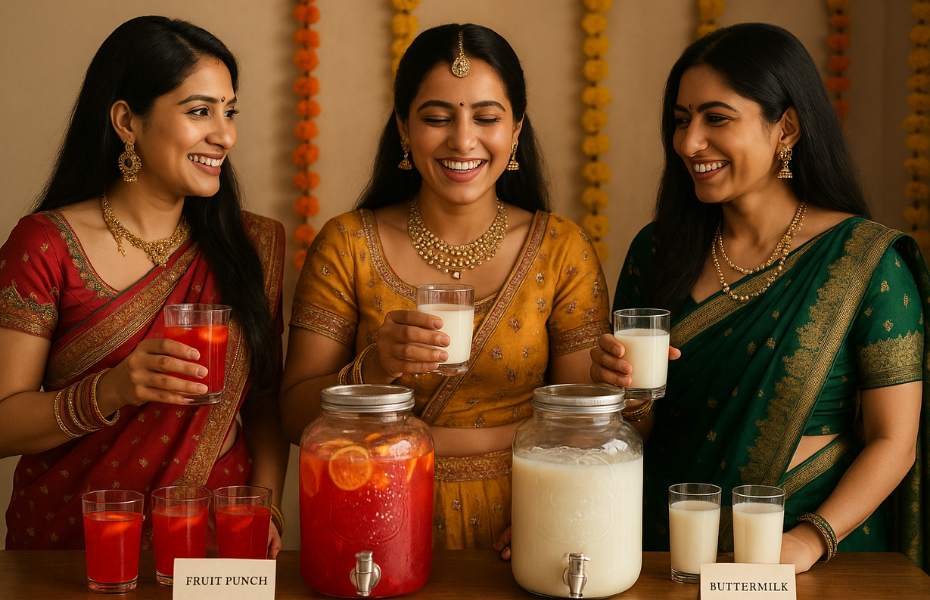 Drinks for diwali theme kitty party