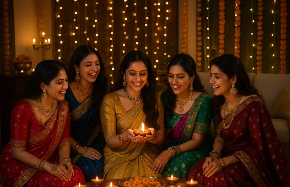 Diwali theme kitty party