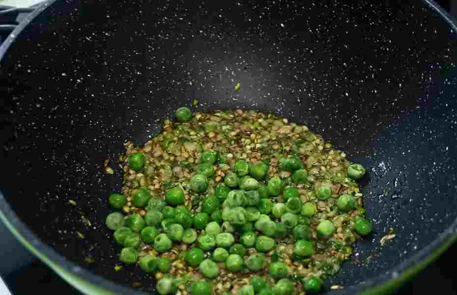 Add green peas