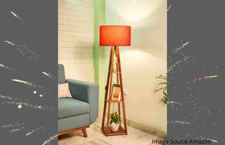 Wooden Floor Lamp