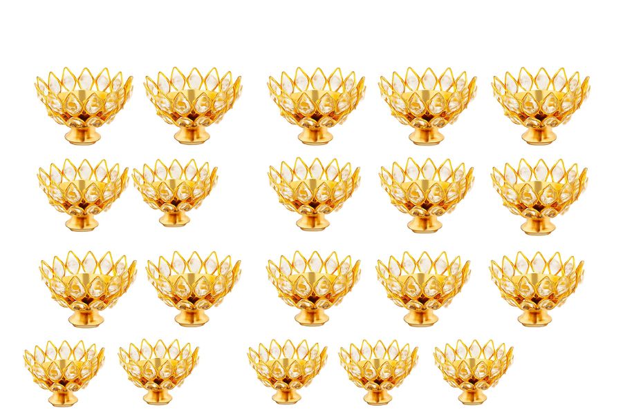 Lotus-Shaped Diyas