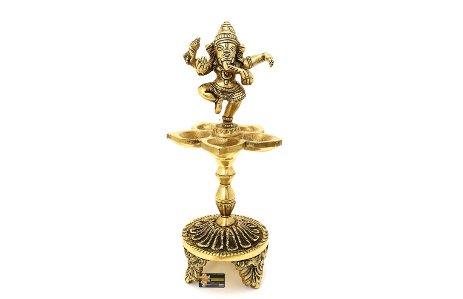 Ganesha & Diya Holder