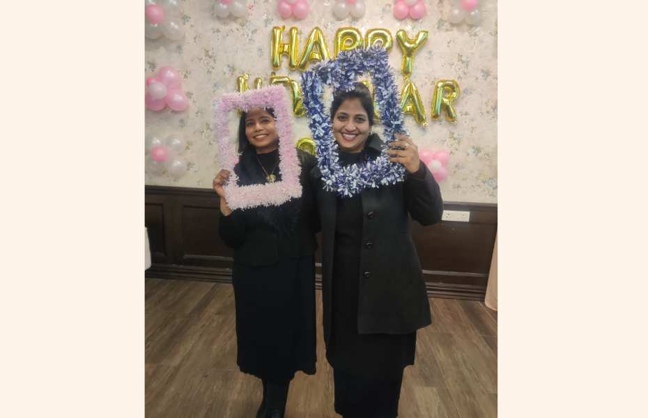 New Year Theme Kitty Party Decoration