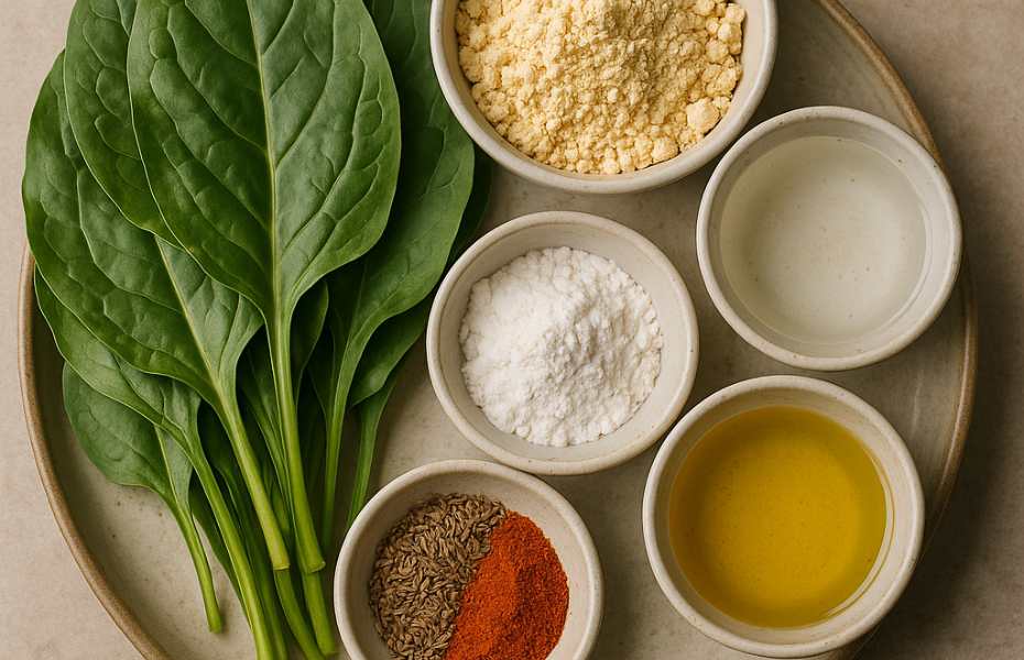 Ingredients for Palak Patta Chaat Recipe