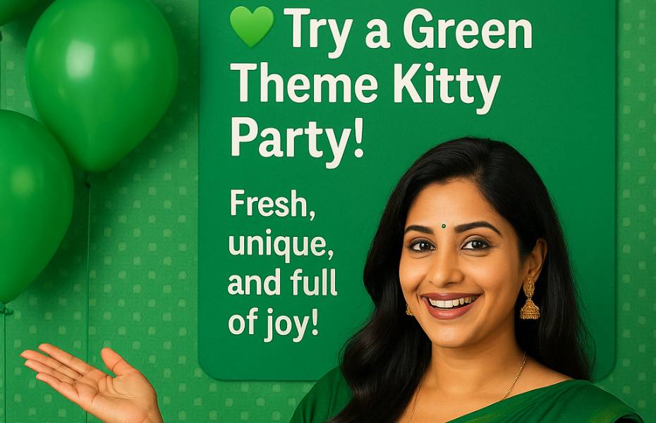 green theme kitty party