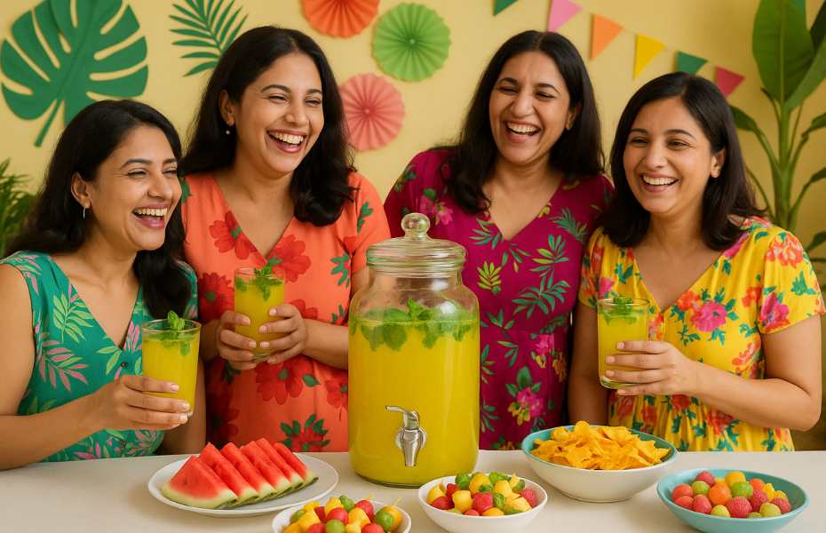 Fresh Pineapple Mint Juice- Kitty Party drink