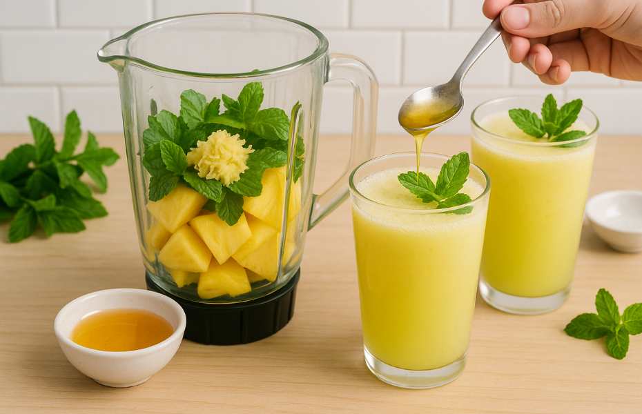 pineapple-mint-juice-recipe