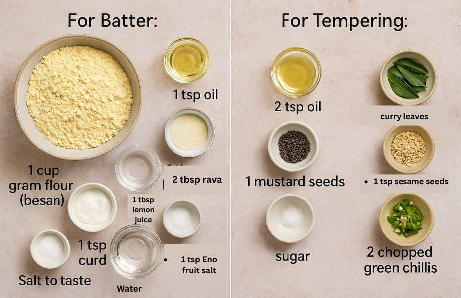 Khaman Dhokla Recipe