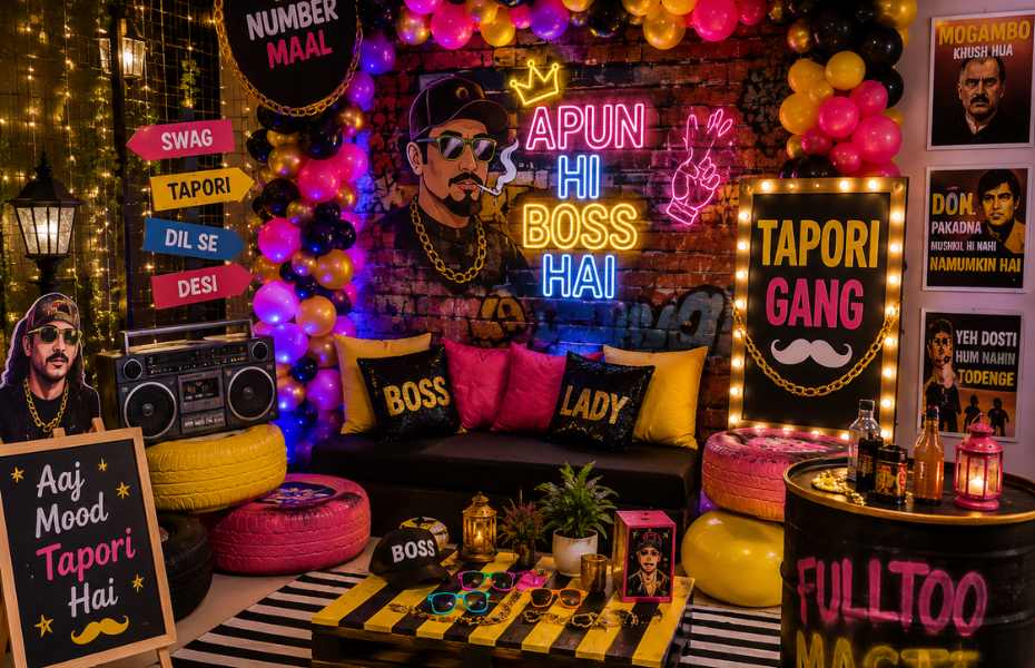 Tapori Theme Decoration Ideas